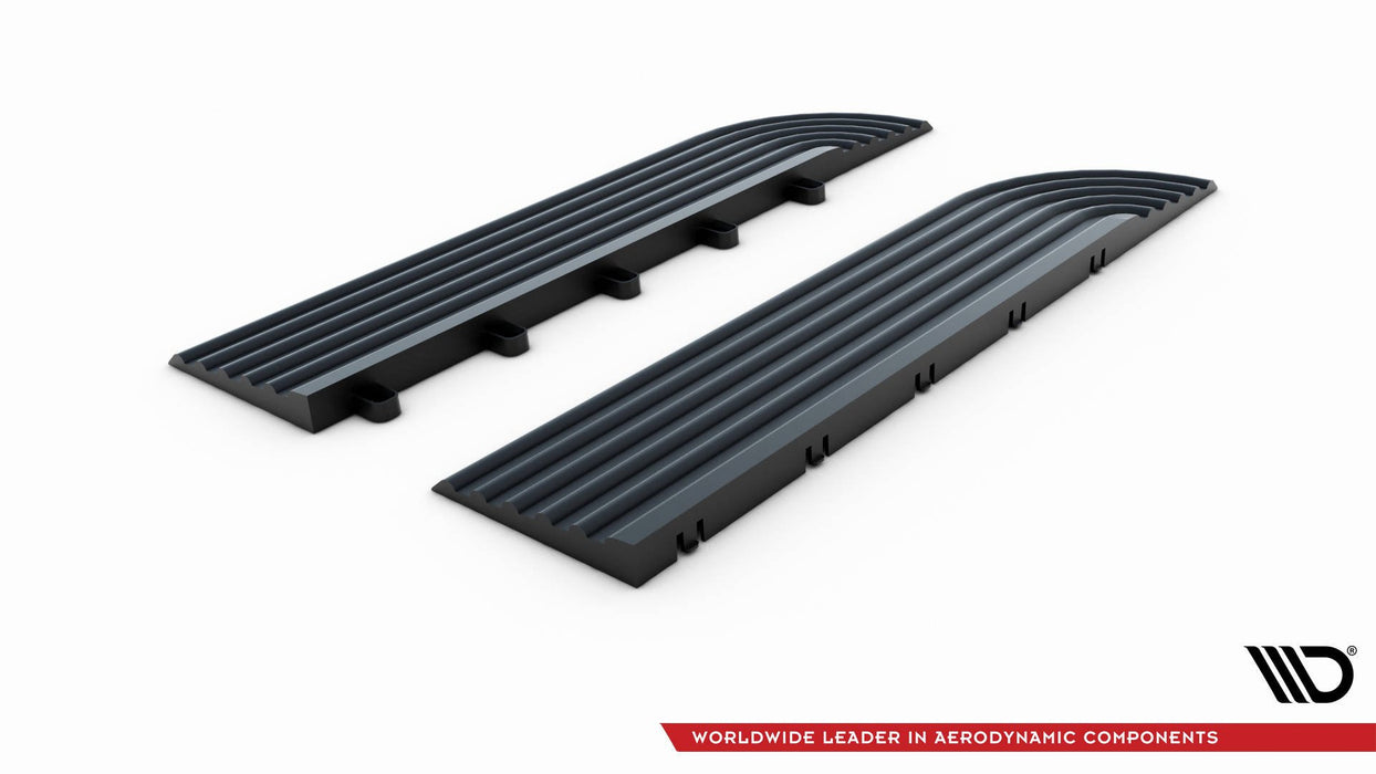 Modular \"MAXTON Floor\"- Corner Edge Tile (Male Pegs)