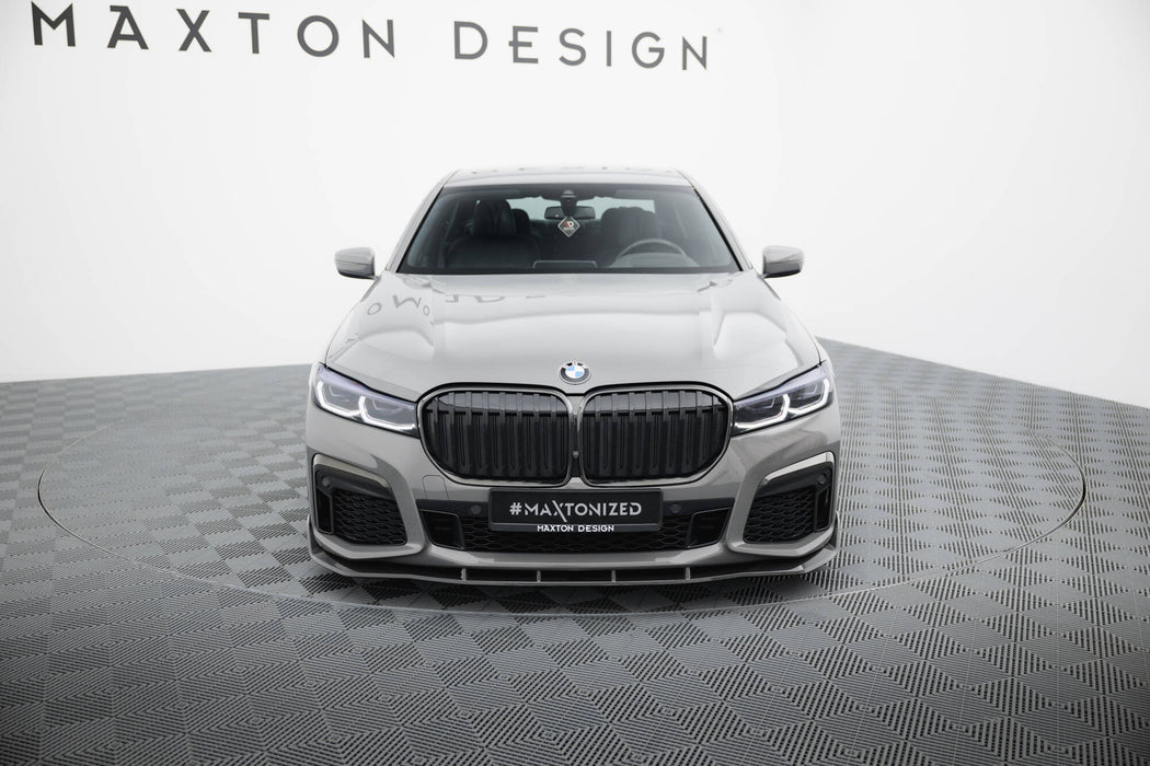Prepreg Carbon Fiber Front Splitter + ABS Splitter BMW 7 M-Pack G11 Facelift