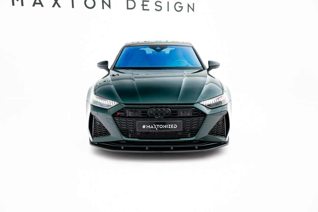 Prepreg Carbon Fiber Front Splitter Audi RS6 C8 / C8 Facelift