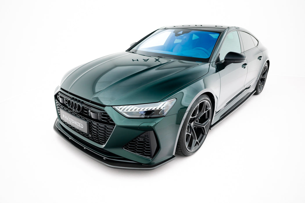 Prepreg Carbon Fiber Front Splitter Audi RS6 C8 / C8 Facelift