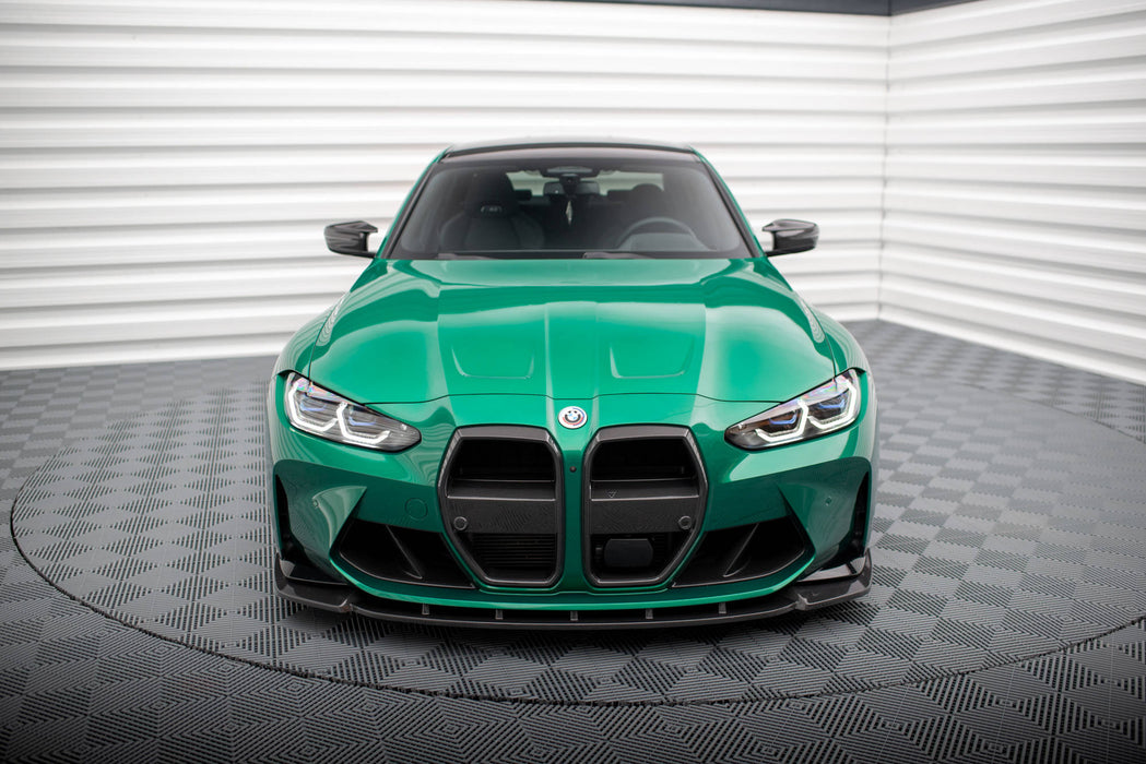 Prepreg Carbon Fiber Front Splitter V.1 BMW M4 G82 / G82 Facelift
