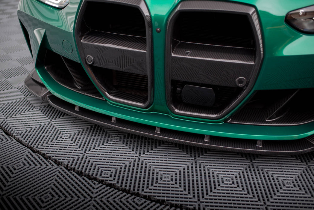 Prepreg Carbon Fiber Front Splitter V.1 BMW M4 G82 / G82 Facelift