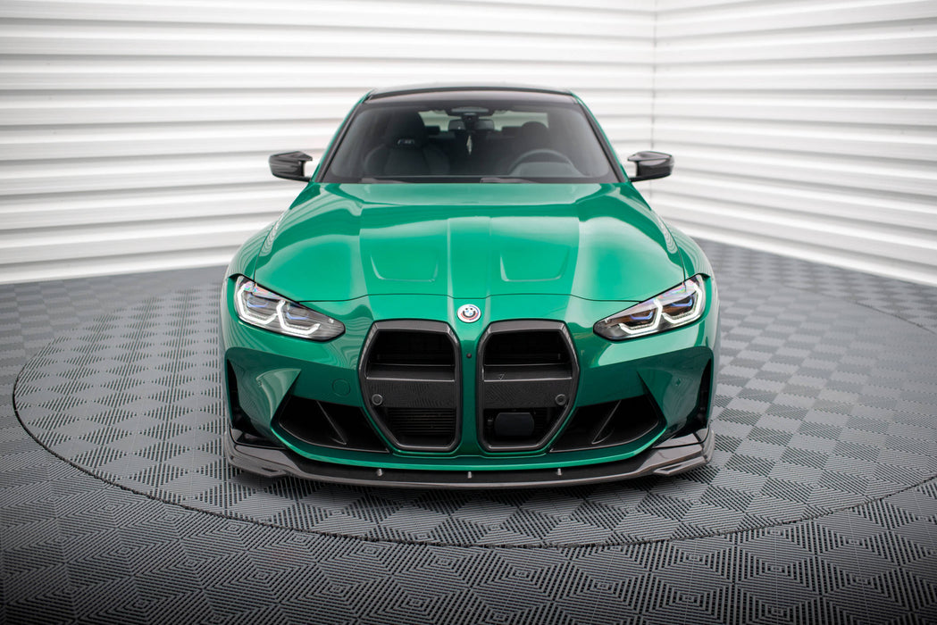 Prepreg Carbon Fiber Front Splitter V.2 BMW M4 G82 / G82 Facelift