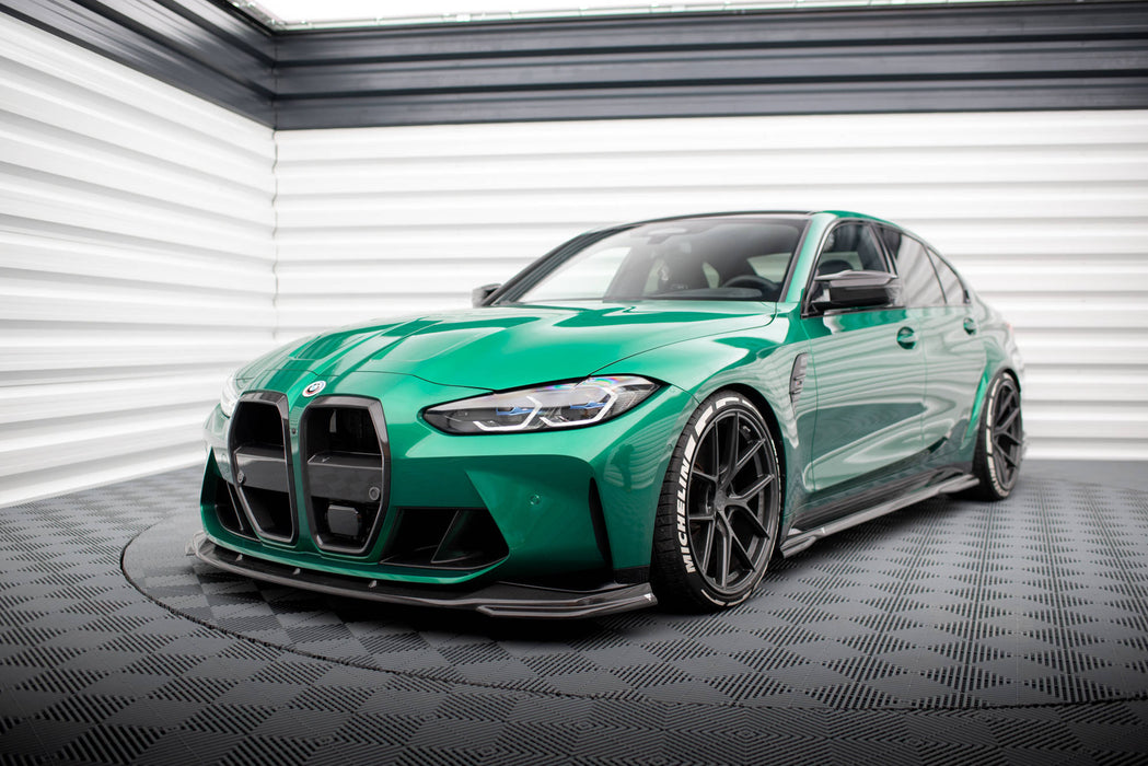 Prepreg Carbon Fiber Front Splitter V.2 BMW M4 G82 / G82 Facelift