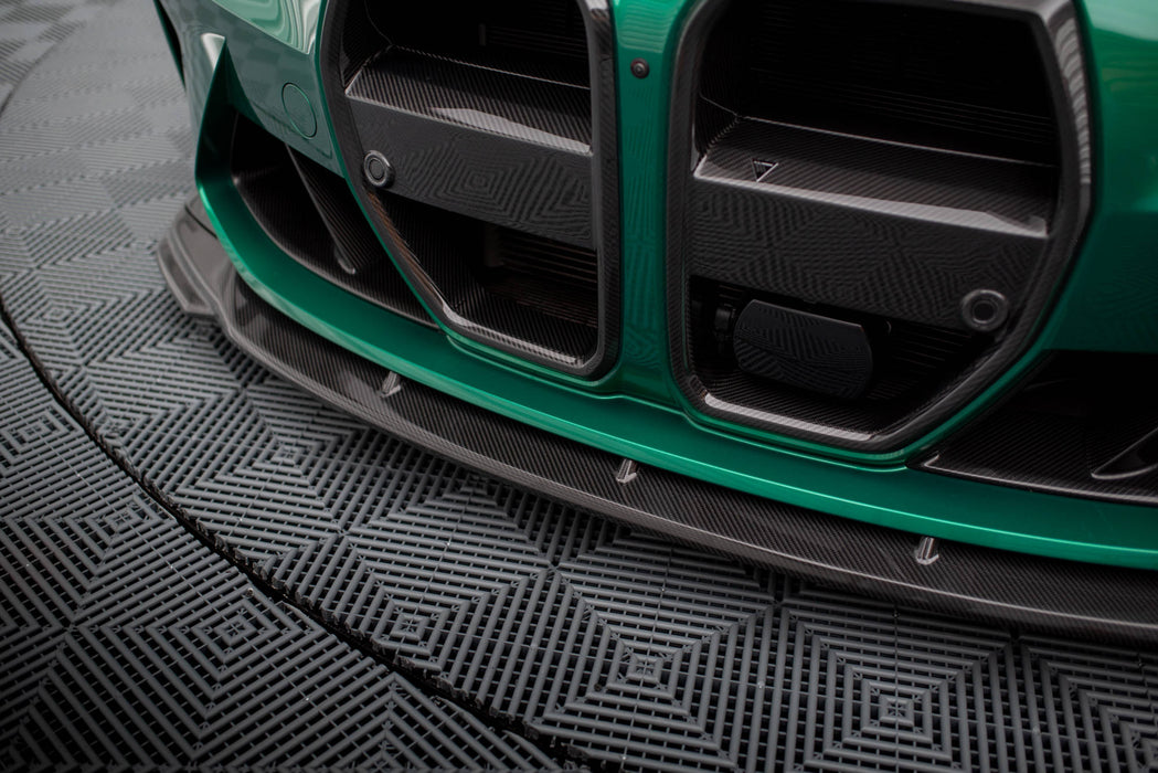 Prepreg Carbon Fiber Front Splitter V.2 BMW M4 G82 / G82 Facelift