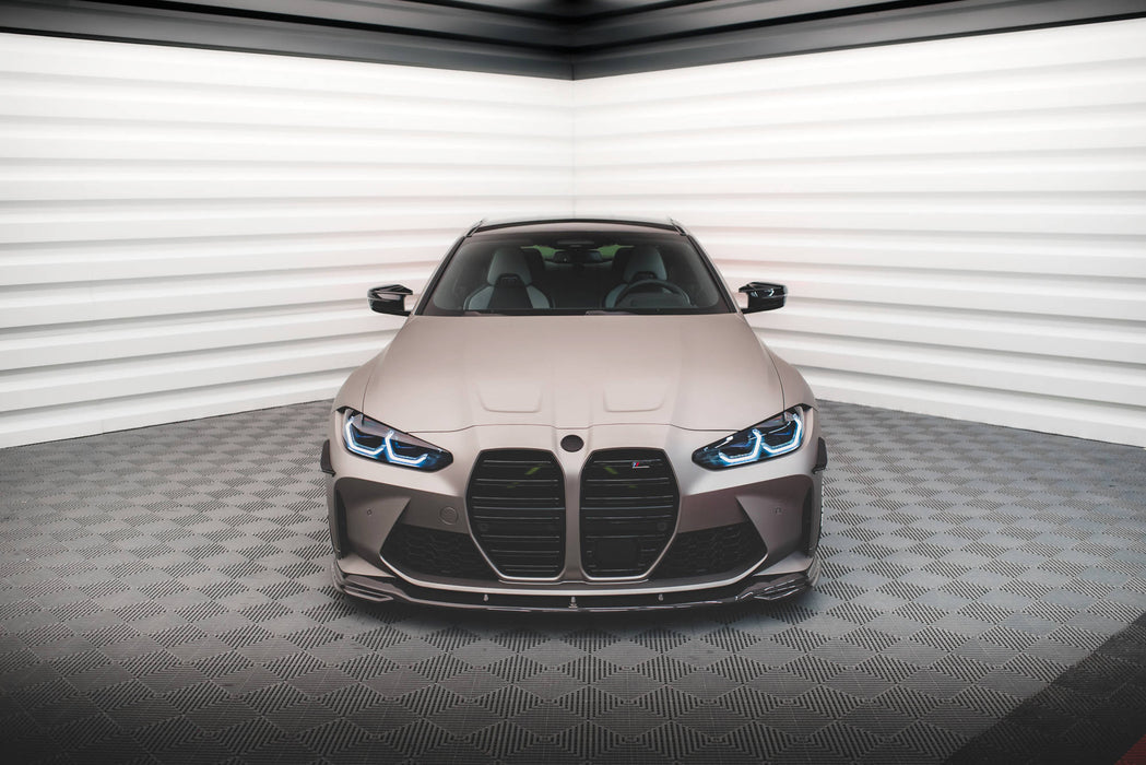Prepreg Carbon Fiber Front Splitter V.2 BMW M4 G82 / G82 Facelift