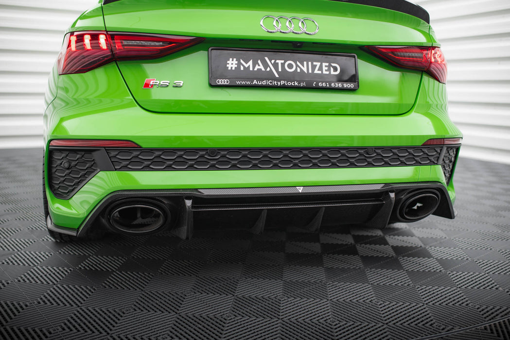 Prepreg Carbon Fiber Rear Diffuser Audi RS3 8Y - Harrys Euro