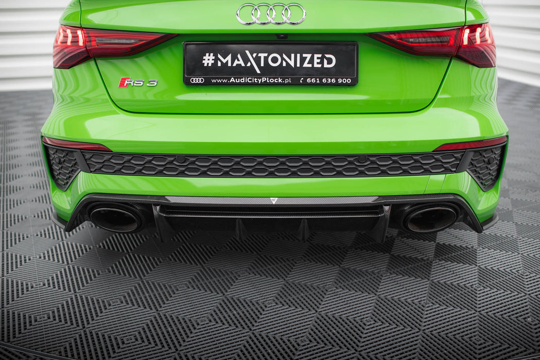 Prepreg Carbon Fiber Rear Diffuser Audi RS3 8Y - Harrys Euro