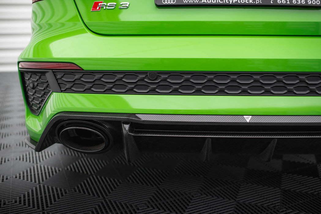 Prepreg Carbon Fiber Rear Diffuser Audi RS3 8Y - Harrys Euro