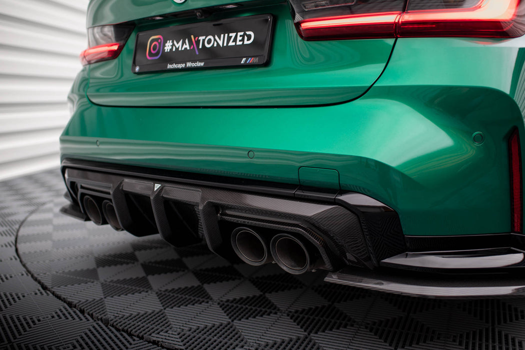 Prepreg Carbon Fiber Rear Diffuser BMW M4 G82 / G82 Facelift