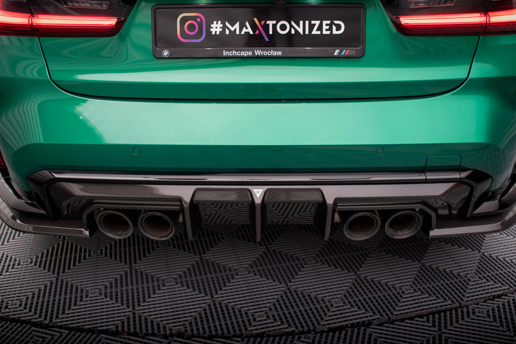 Prepreg Carbon Fiber Rear Diffuser BMW M4 G82 / G82 Facelift