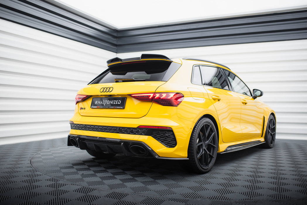 Prepreg Carbon Fiber Rear Side Splitters Audi RS3 Sportback 8Y - Harrys Euro