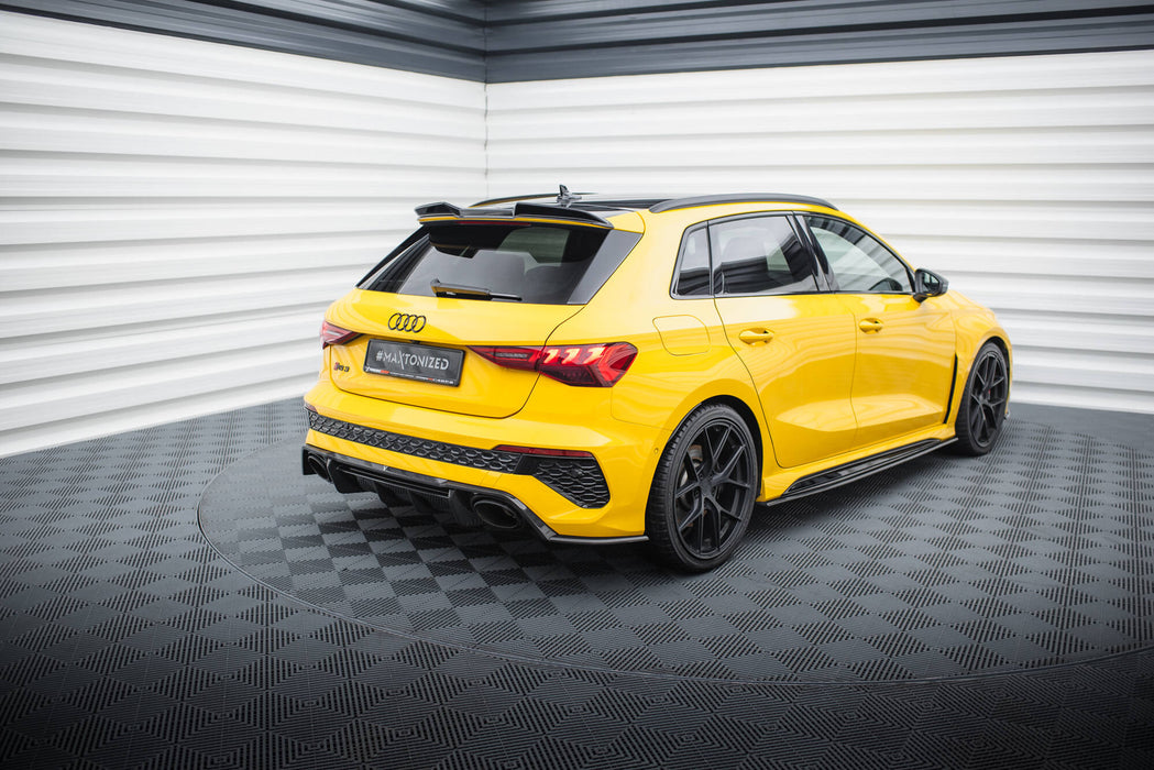 Prepreg Carbon Fiber Rear Side Splitters Audi RS3 Sportback 8Y - Harrys Euro
