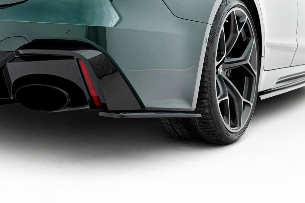 Prepreg Carbon Fiber Rear Side Splitters Audi RS6 C8 / C8 Facelift