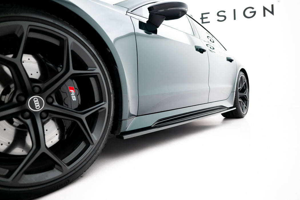 Prepreg Carbon Fiber Side Skirts Audi RS6 C8 / C8 Facelift