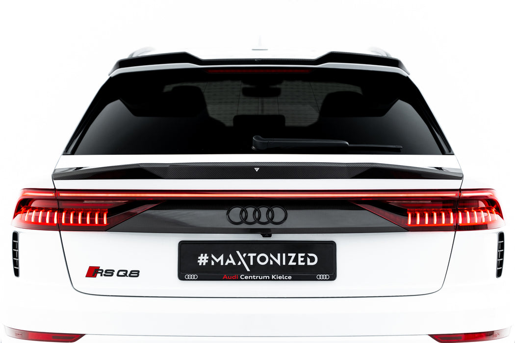 Prepreg Carbon Fiber Tailgate Spoiler (Lower) Audi RSQ8 / SQ8 / Q8 S-Line / Q8 Mk1