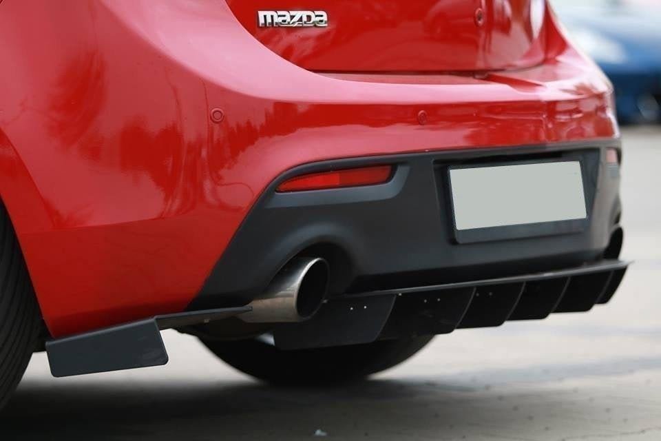 REAR SIDE SPLITTERS MAZDA 3 MK2 MPS-MA-3-2-MPS-CNC-RSD1A