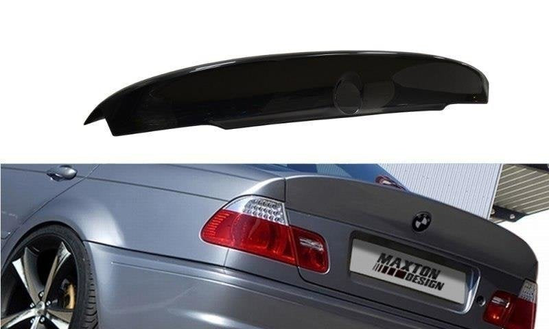 REAR SPOILER / LID EXTENSION BMW 3 E46 - 4 DOOR SALOON  (for painting)