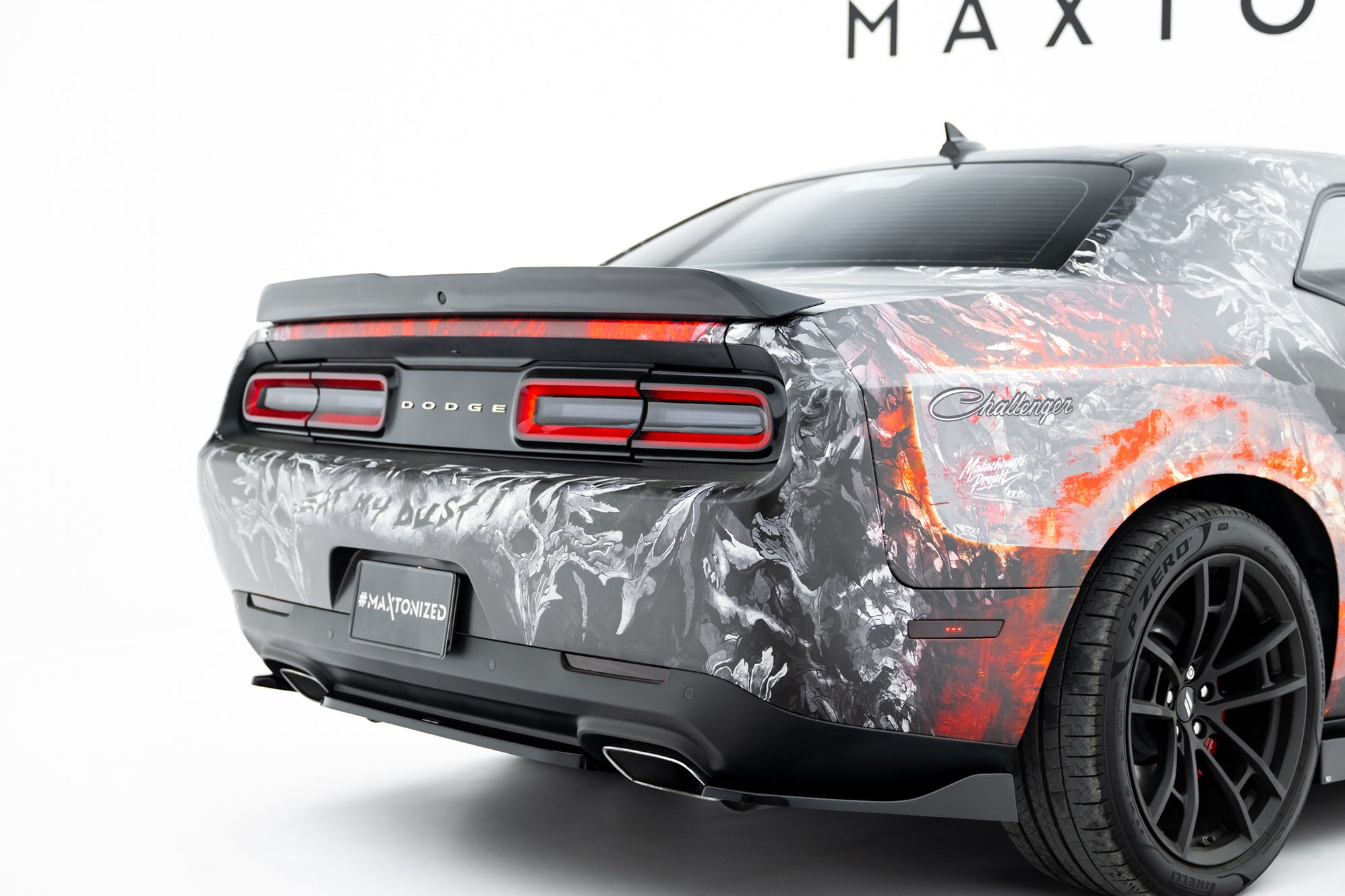 Rear Side Splitters Dodge Challenger RT Mk3 Facelift — Harrys Euro