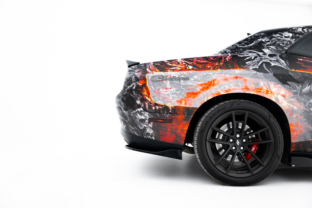 Rear Side Splitters Dodge Challenger RT Mk3 Facelift