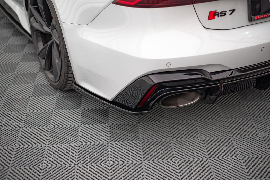 Rear Side Splitters V.2 Audi RS7 C8 - Harrys Euro