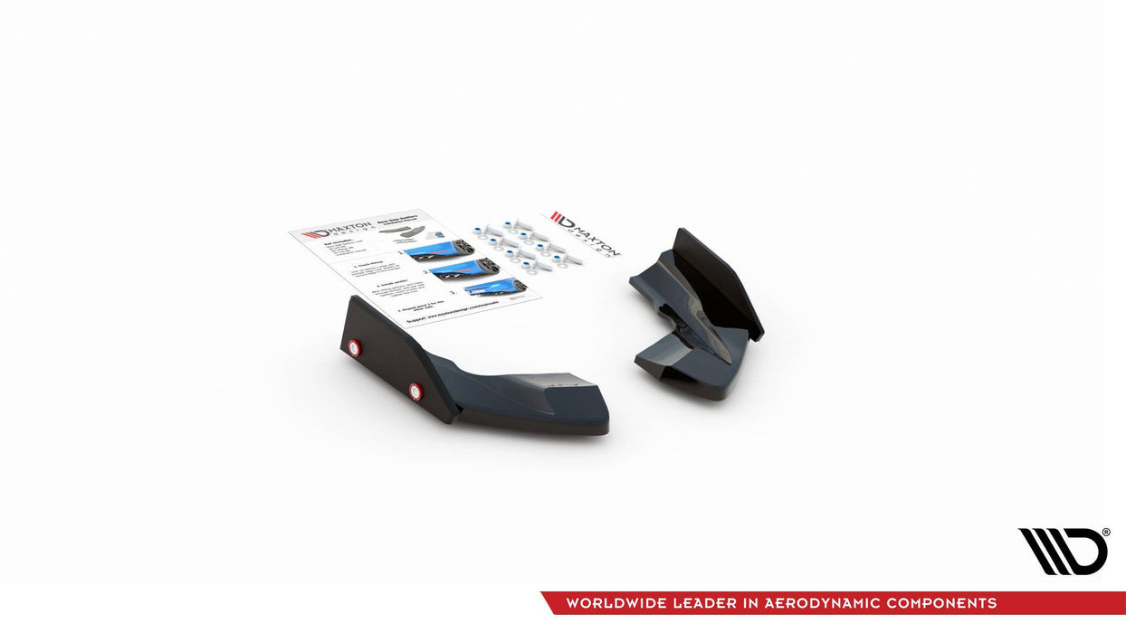 Rear Side Splitters V.2 + Flaps Volkswagen Golf R Hatchback Mk8