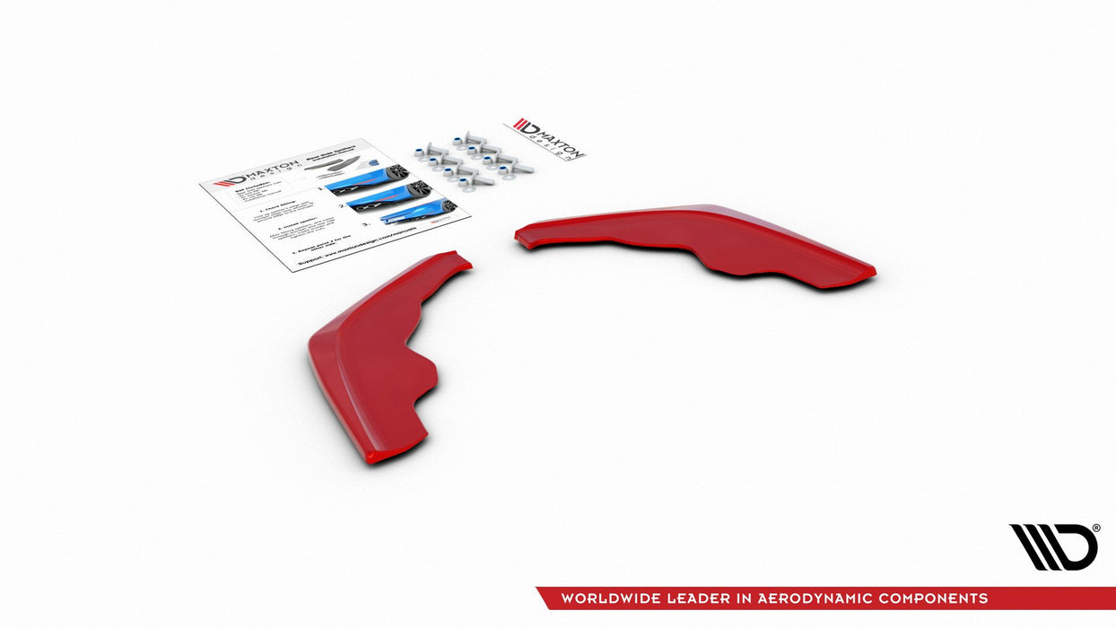 Rear Side Splitters V.2 for BMW 1 F40 M-Pack-BM-1-40-MPACK-RSD3RED