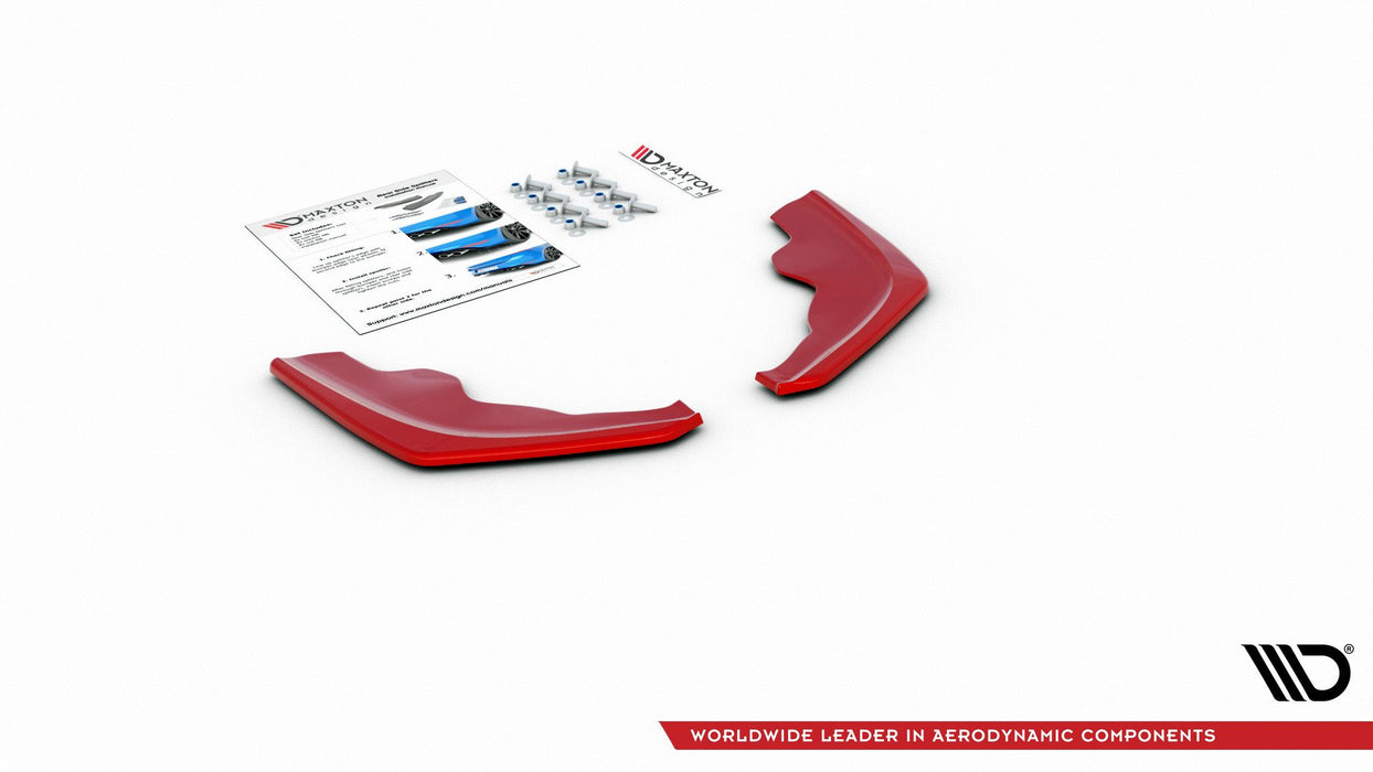 Rear Side Splitters V.2 for BMW 1 F40 M-Pack-BM-1-40-MPACK-RSD3RED