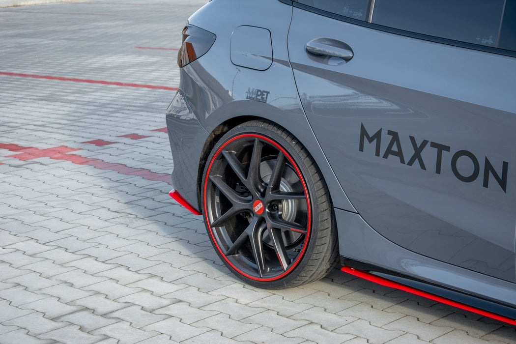 Rear Side Splitters V.2 for BMW 1 F40 M-Pack-BM-1-40-MPACK-RSD3RED