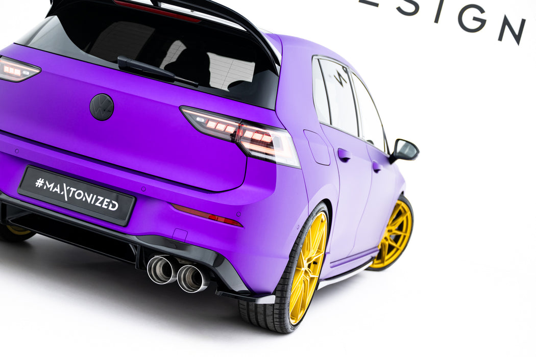 Rear Side Splitters V.2 for Volkswagen Golf R Hatchback Mk8