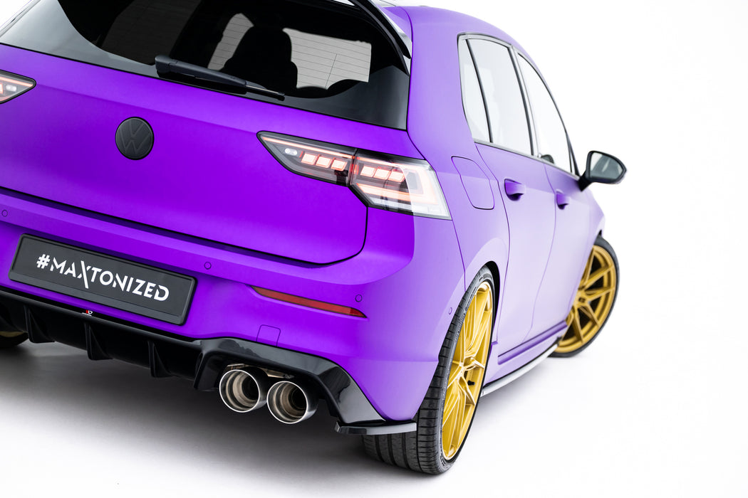Rear Side Splitters V.3 for Volkswagen Golf R Hatchback Mk8