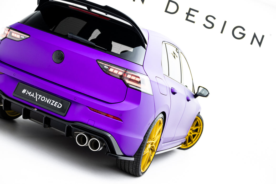 Rear Side Splitters V.4 for Volkswagen Golf R Hatchback Mk8