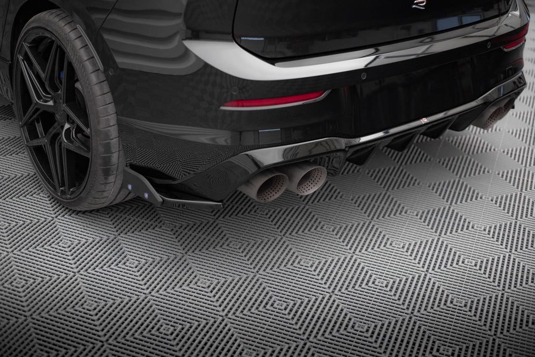 Rear Side Splitters V.5 + Flaps Volkswagen Golf R Hatchback Mk8
