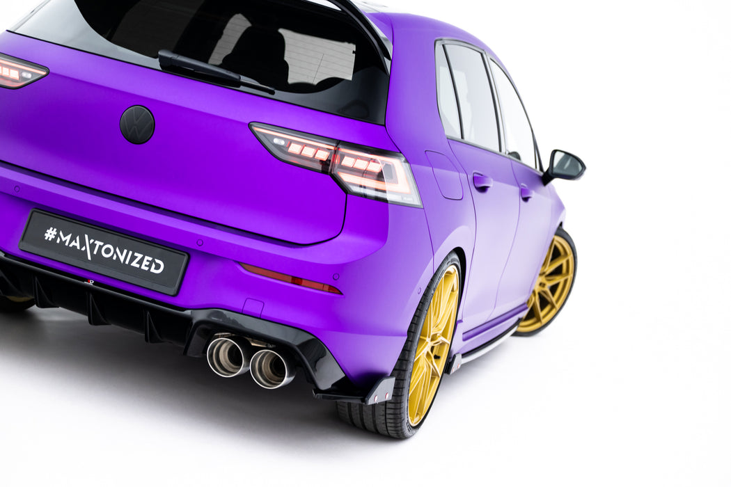 Rear Side Splitters V.5 + Flaps Volkswagen Golf R Hatchback Mk8