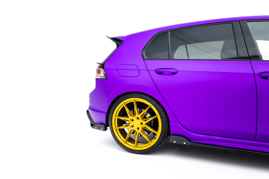 Rear Side Splitters V.6 + Flaps Volkswagen Golf R Hatchback Mk8