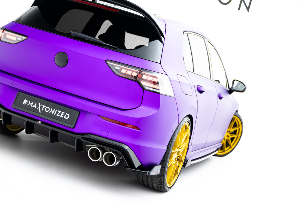 Rear Side Splitters V.6 + Flaps Volkswagen Golf R Hatchback Mk8
