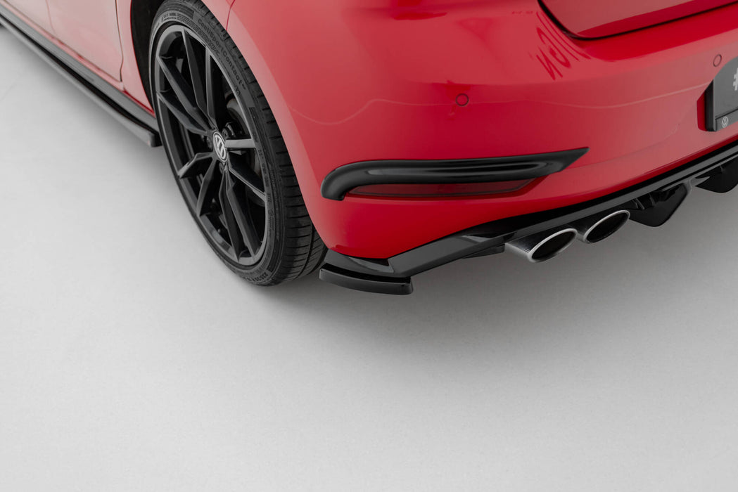 Rear Side Splitters Volkswagen Golf Hatchback R / R-Line Mk7 Facelift-VW-GO-7F-R-RSD1G