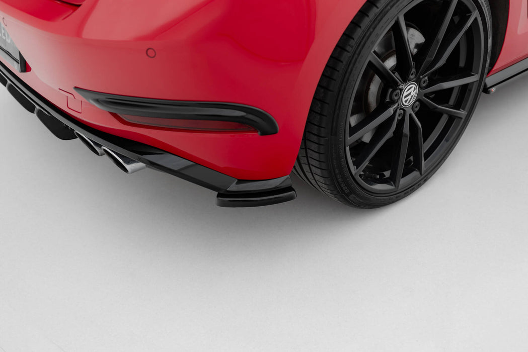 Rear Side Splitters Volkswagen Golf Hatchback R / R-Line Mk7 Facelift-VW-GO-7F-R-RSD1G