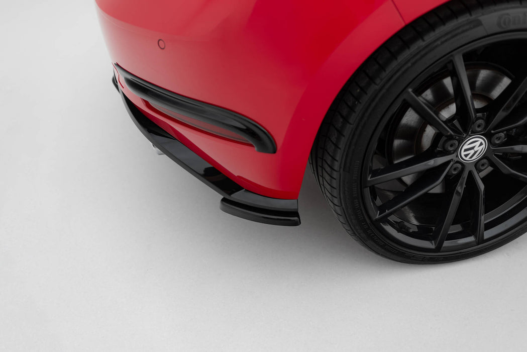 Rear Side Splitters Volkswagen Golf Hatchback R / R-Line Mk7 Facelift-VW-GO-7F-R-RSD1G
