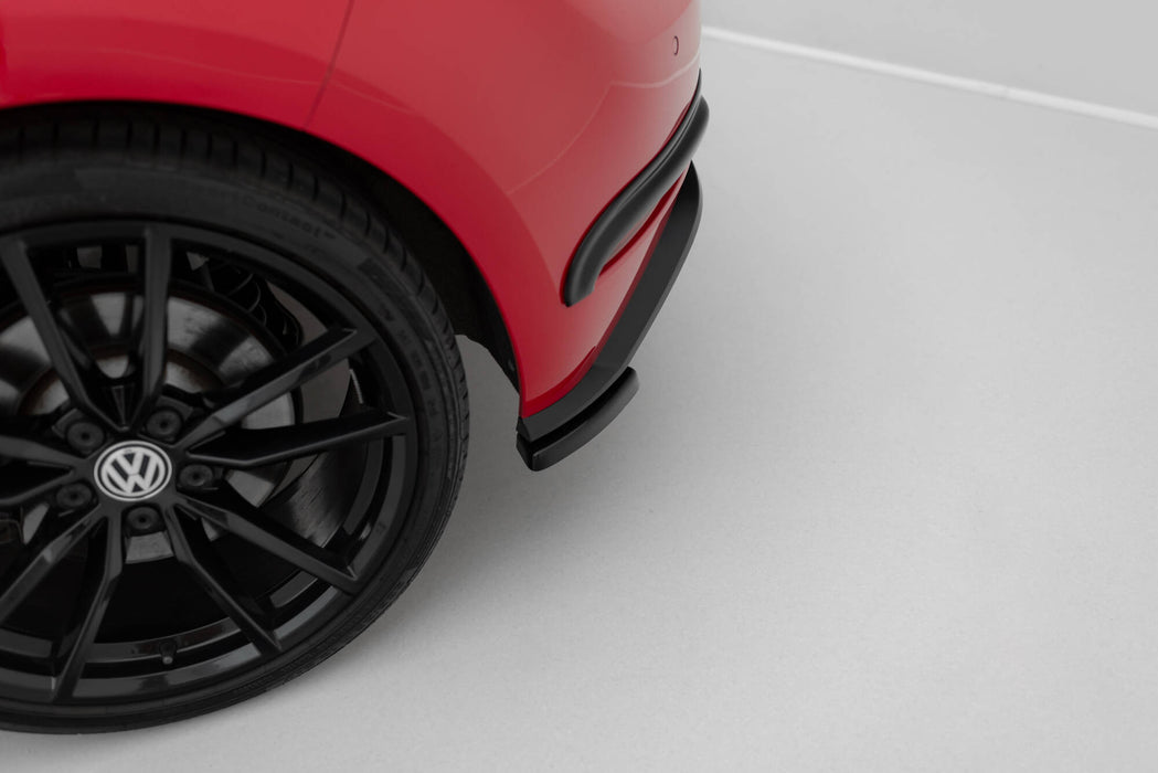 Rear Side Splitters Volkswagen Golf Hatchback R / R-Line Mk7 Facelift-VW-GO-7F-R-RSD1RED