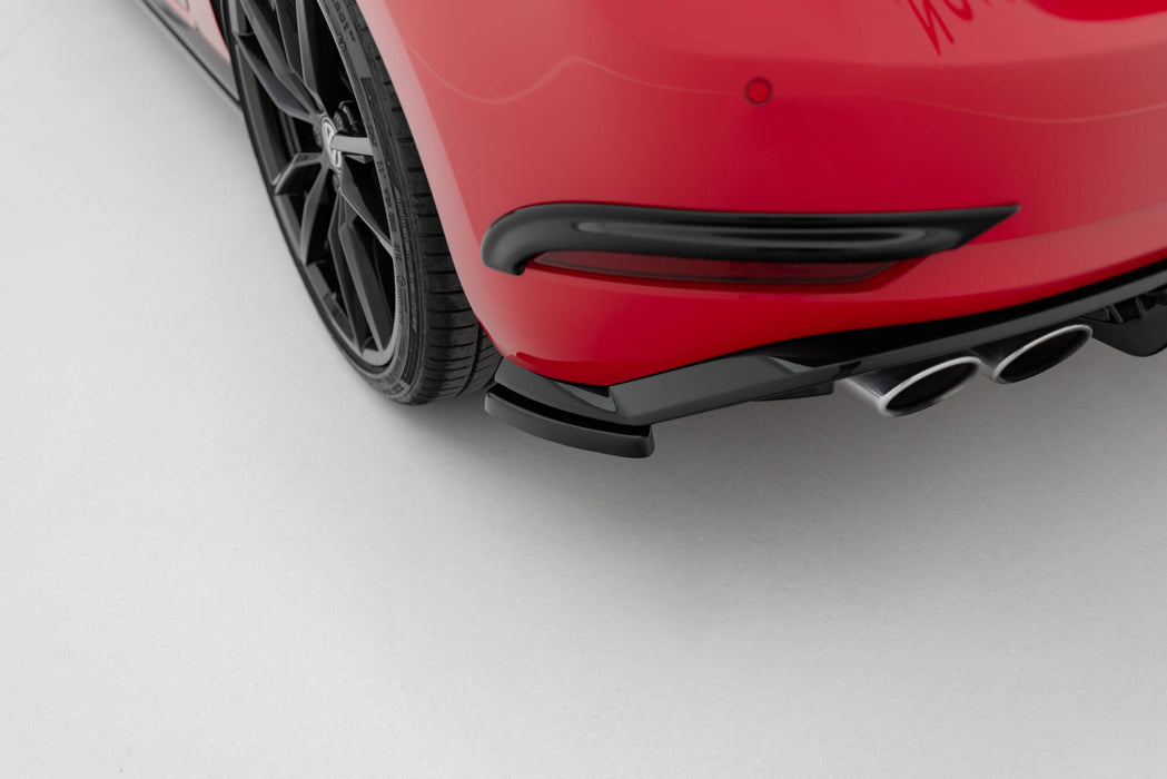 Rear Side Splitters Volkswagen Golf Hatchback R / R-Line Mk7 Facelift-VW-GO-7F-R-RSD1RED