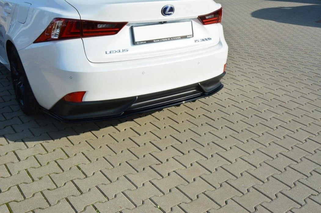 Rear Splitter Lexus IS Mk3 H (with vertical bars)
