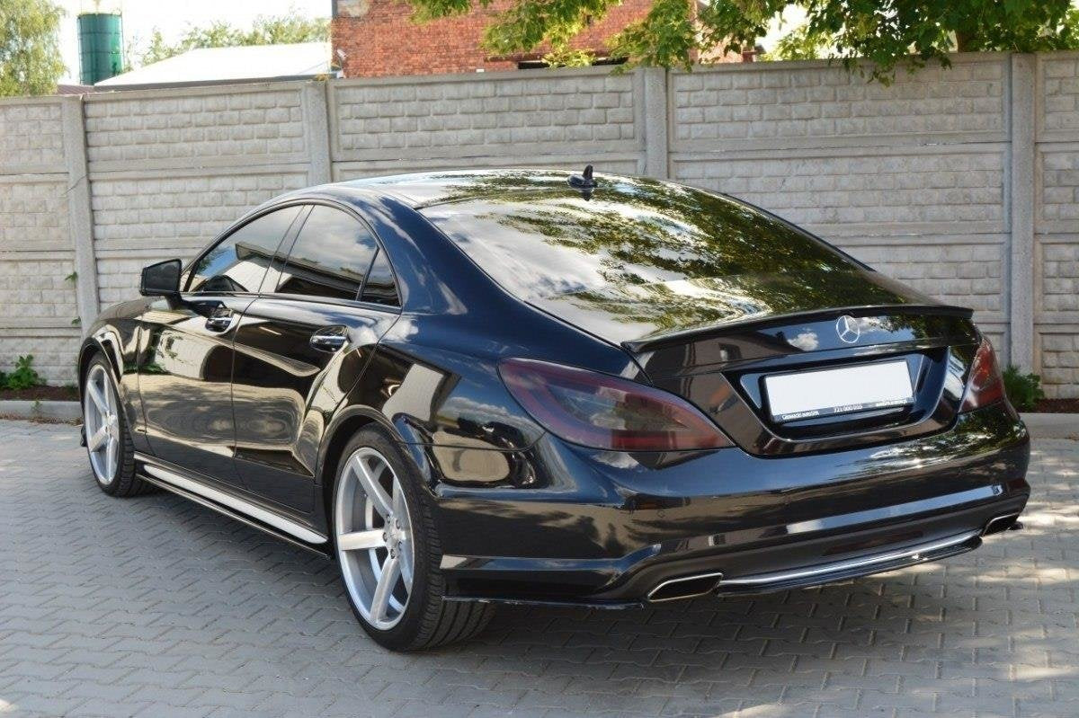 Rear Splitter MERCEDES CLS C218 (without a vertical bar) AMG LINE ...