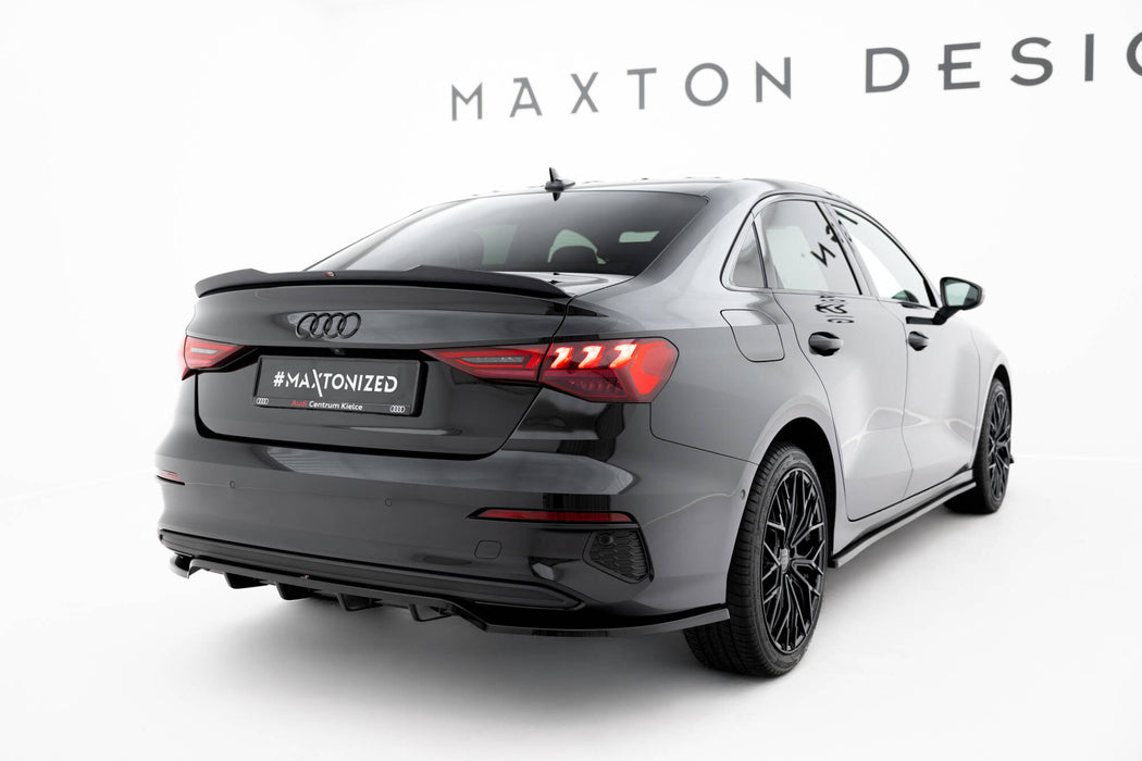 Rear Splitter (with vertical bars) Audi A3 Sedan 8Y