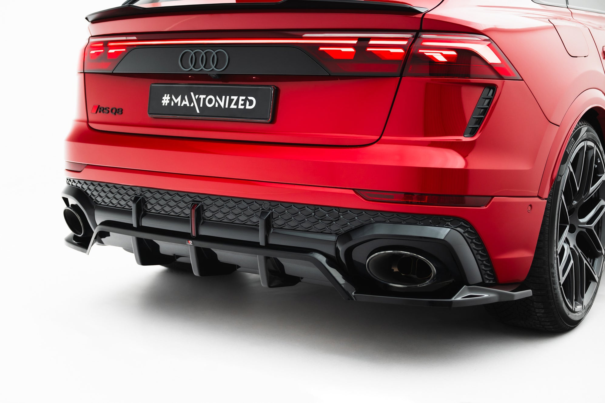 Audi Rsq8 Performance Rear Rear Splitter (with vertical bars) Audi RSQ8 Mk1 Facelift — Harrys Euro
