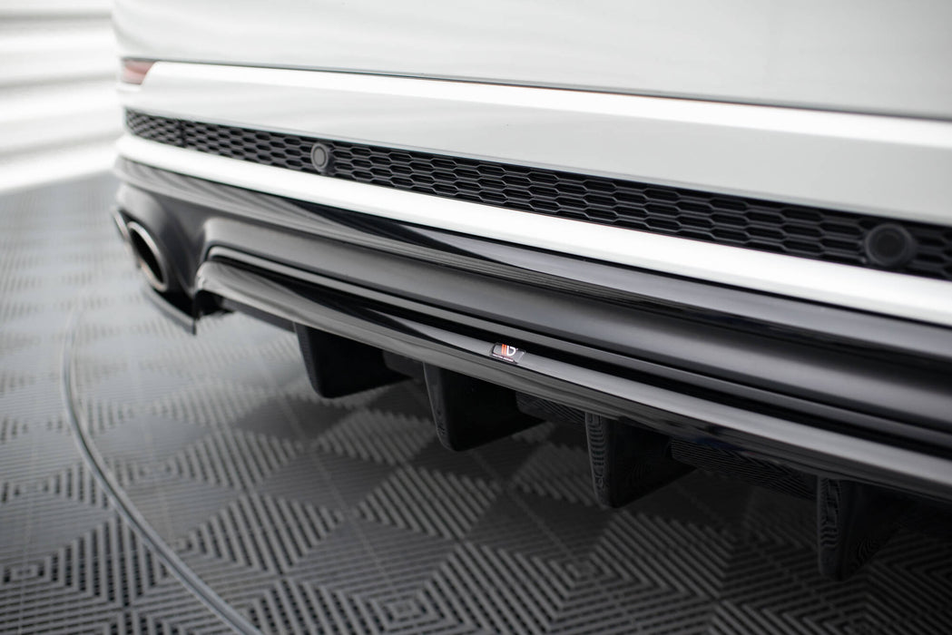 Rear Splitter (with vertical bars) Audi SQ8 Mk1-AU-SQ8-1-RD1GplusRD2G