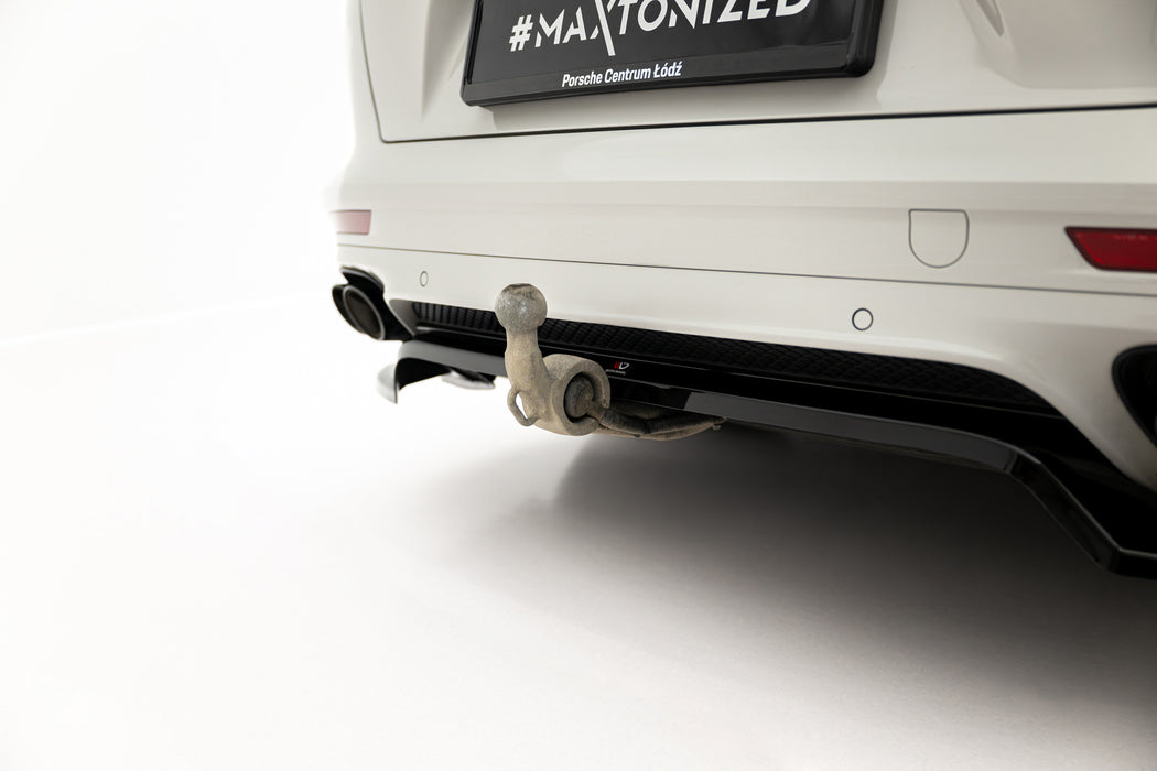 Rear Splitter (with vertical bars) Porsche Panamera E-Hybrid 971 Facelift