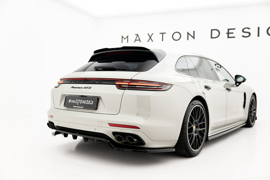 Rear Splitter (with vertical bars) Porsche Panamera E-Hybrid 971 Facelift