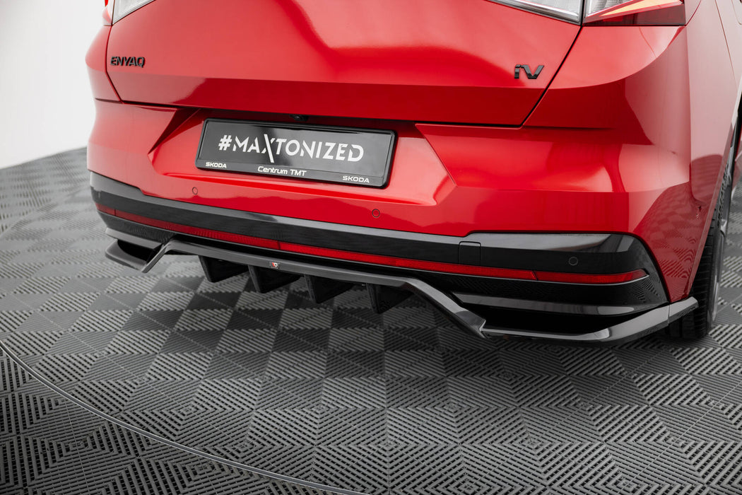 Rear Splitter (with vertical bars) Skoda Enyaq Coupe iV RS