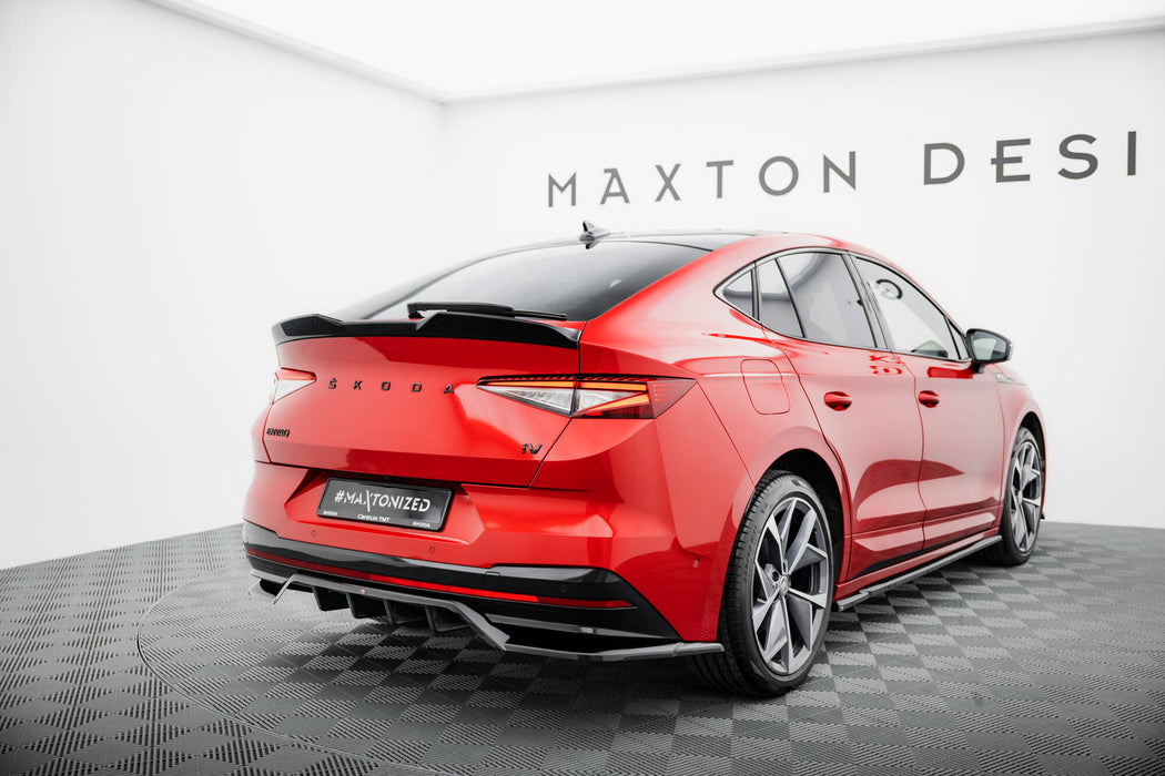 Rear Splitter (with vertical bars) Skoda Enyaq Coupe iV RS